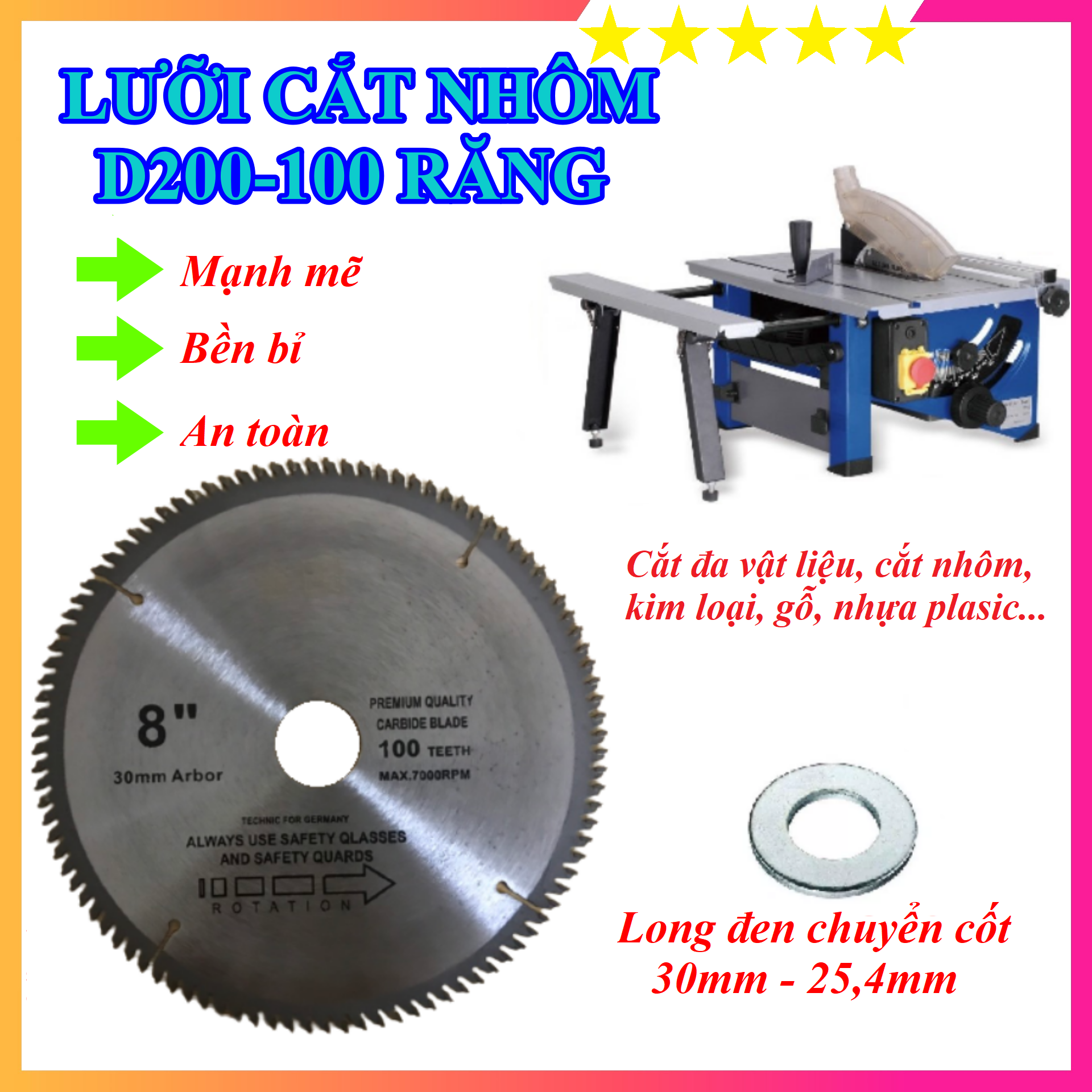 Máy cưa bàn trượt mini xinnada t2 - cắt nghiêng 45 độ, cắt đa góc - máy khỏe, chạy êm - thợ săn máy ngon