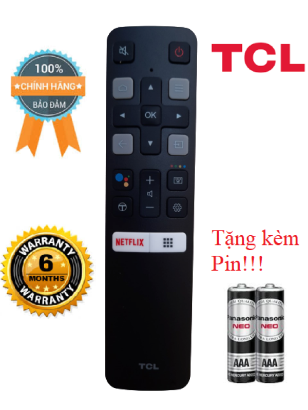 Bảng giá Điều khiển tivi TCL giọng nói- Hàng mới chính hãng TCL 100% Tặng kèm Pin