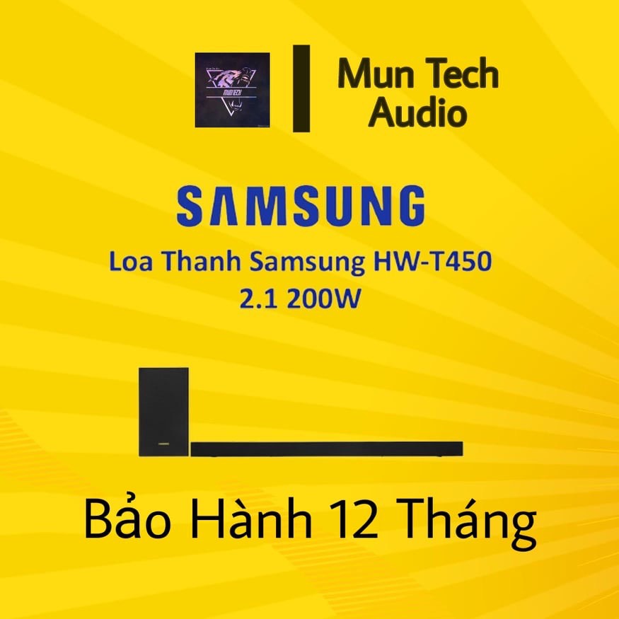 Loa thanh Samsung HW-T450 2.1 200W Hàng Chính Hãng 100% Bảo Hành 12 Tháng