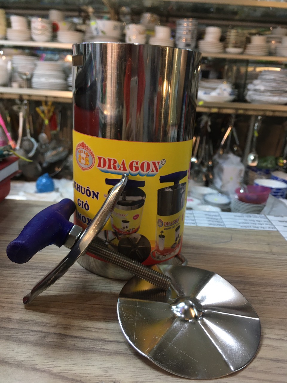 Khuôn giò thủ 1kg inox Vạn Lợi