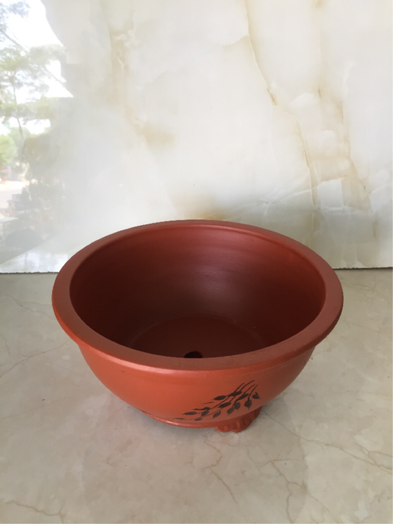 Bộ 3 chậu đất nung Bonsai