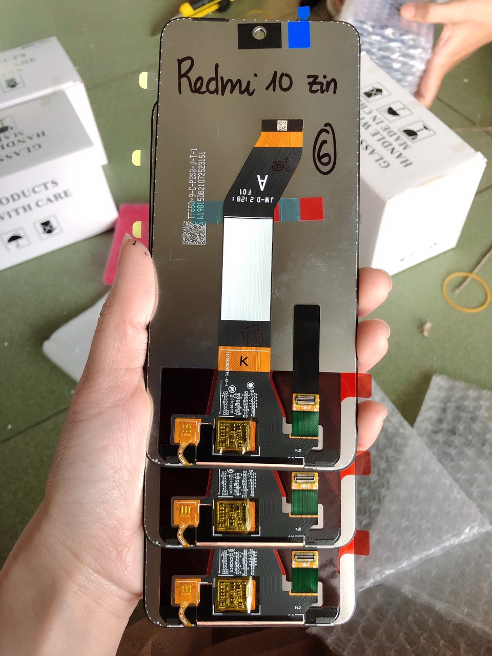 Màn hình xiaomi redmi 10 4g / redmi 10 prime - zin new, màu đen