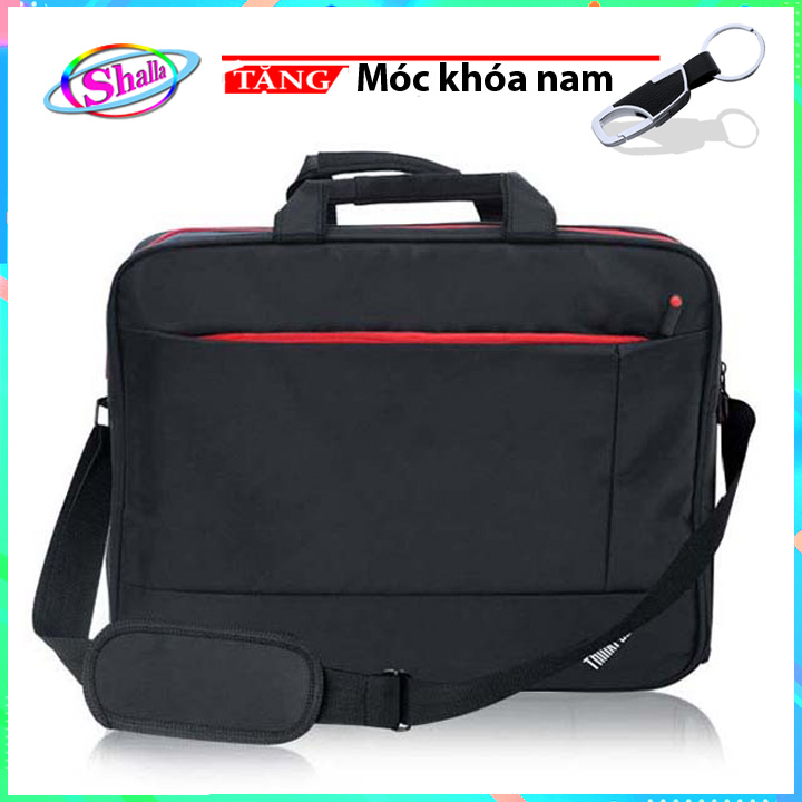 cặp đa năng-đeo-xách-balo, đựng laptop, A4(đen) Tặng móc khóa cao cấp {Mẫu Mới}