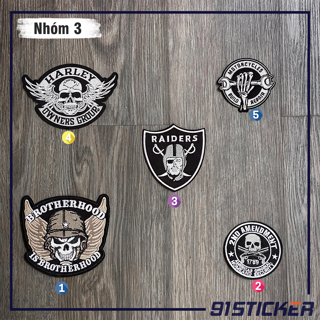 PATCH ỦI HARLEY CHO AE CHƠI HỆ MOTOR, BIKER PHẦN 3