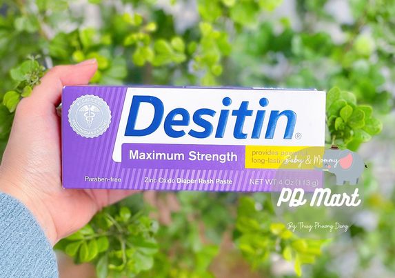 Kem giảm hăm Desitin của Mỹ (Tím + xanh)