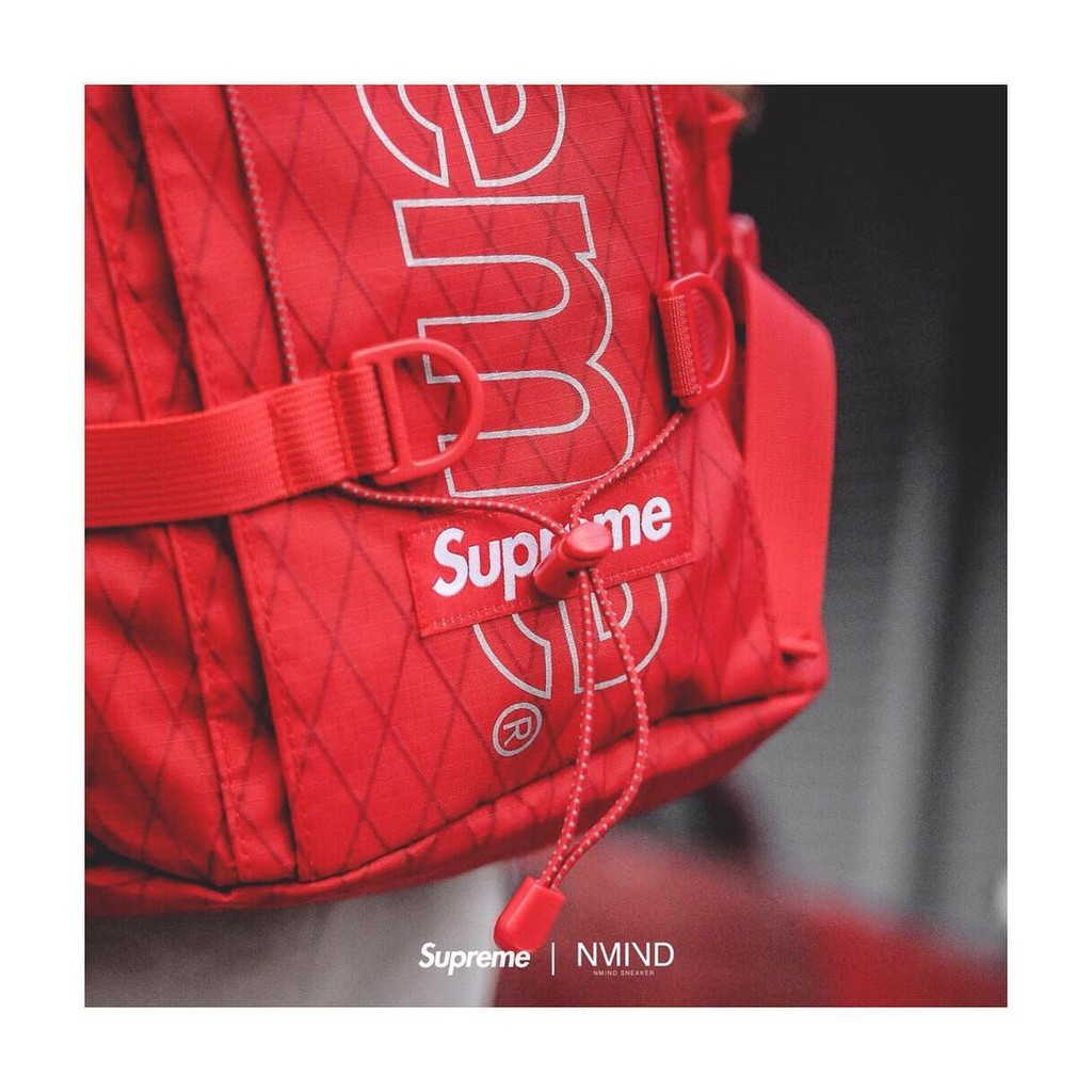 ■✔  [🔥SALE][⚡️Cao Cấp] Ba Lô Nam Nữ Supreme 18FW Backpack