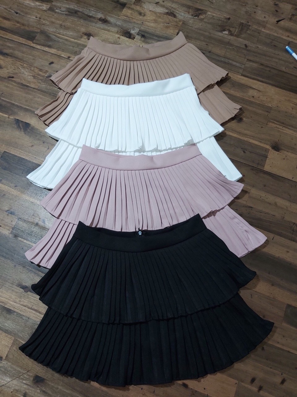 CHÂN VÁY DẬP LY NỮ HÀNG QCCC CỰC XINH CV99