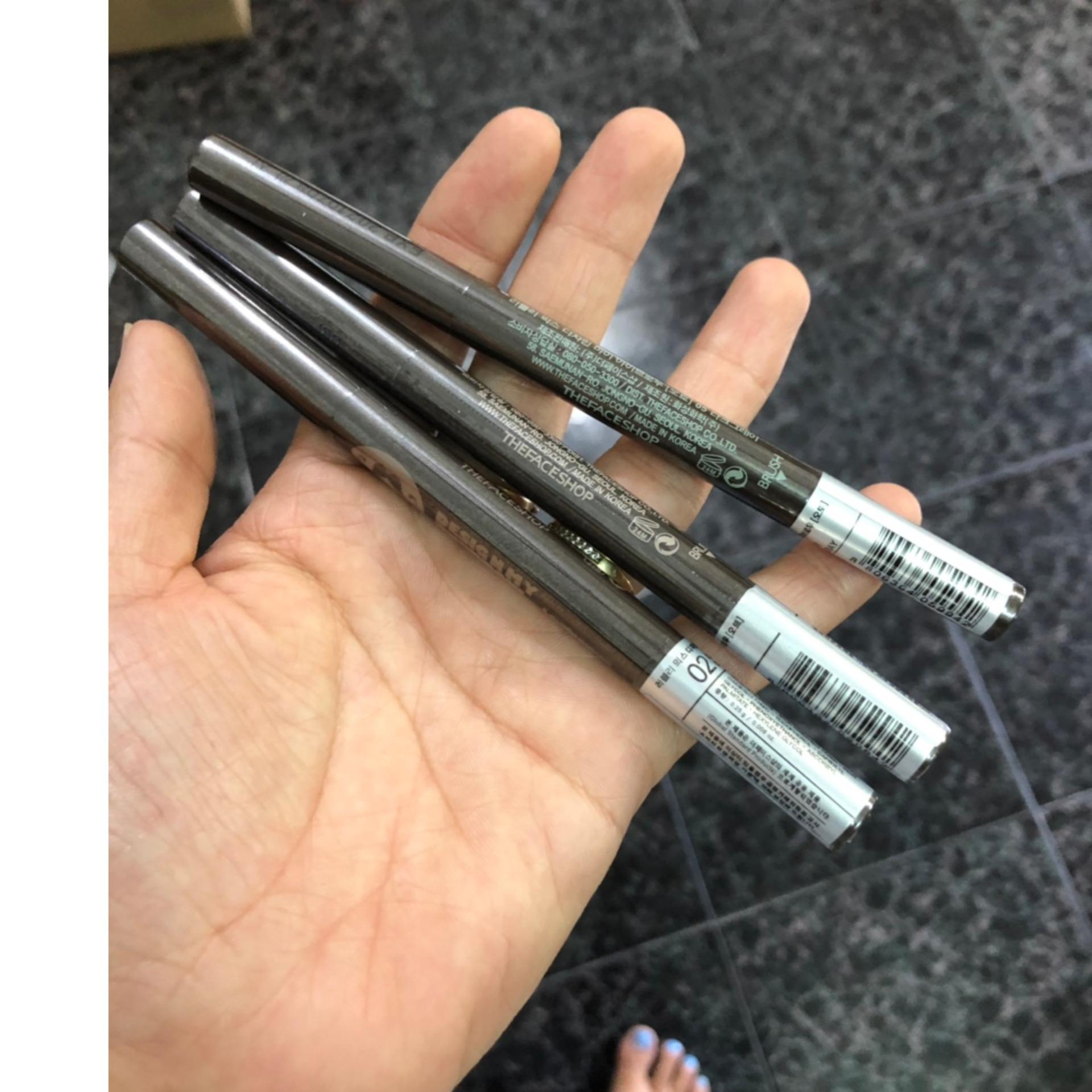 Chì kẻ Lông mày ngang Hàn Quốc mà xám đen 05
