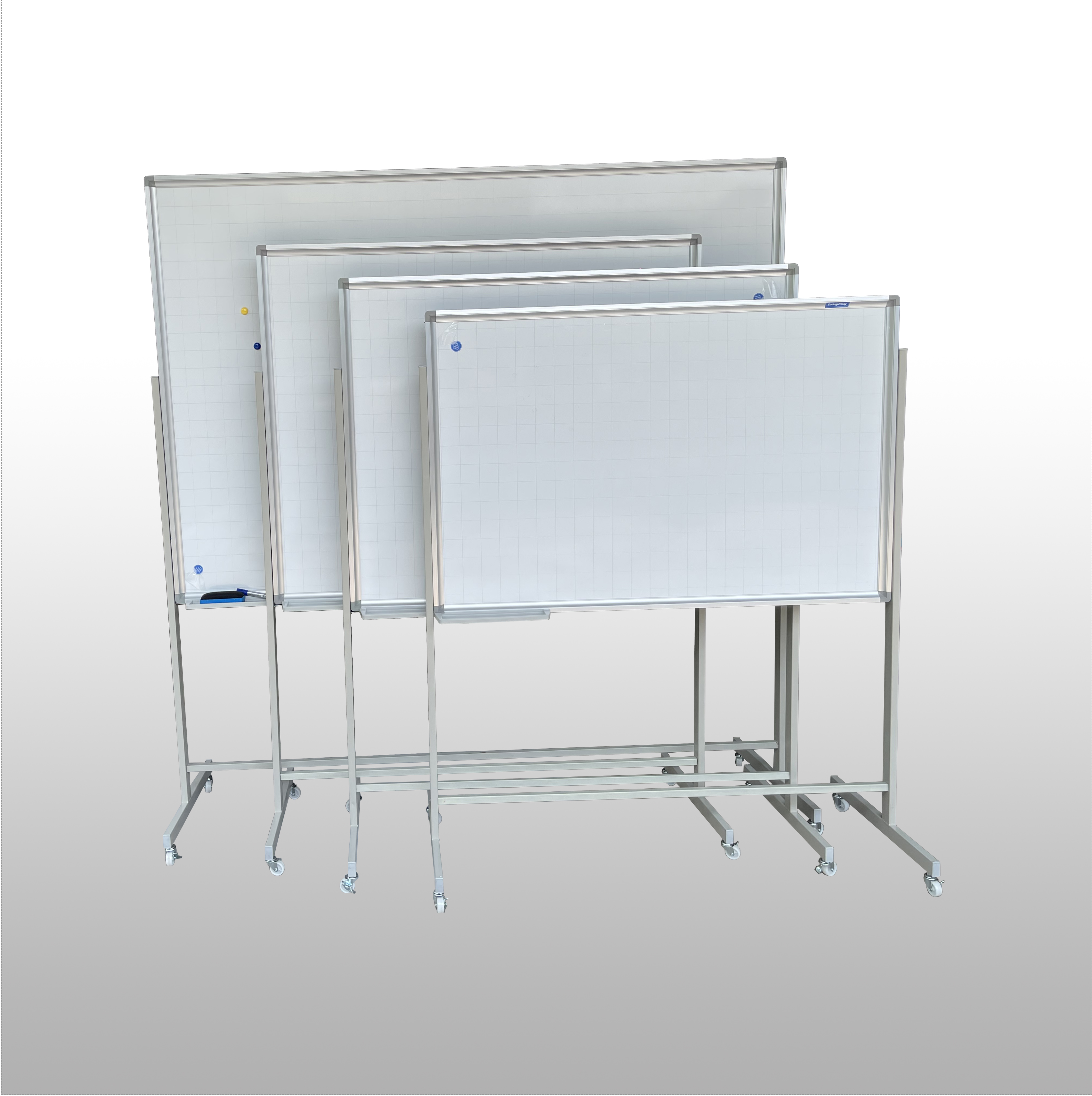 Bảng từ trắng di động 1 mặt 80x120cm