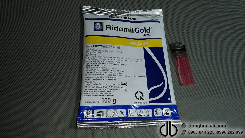 Diệt trừ nấm Ridomil Gold 68WG