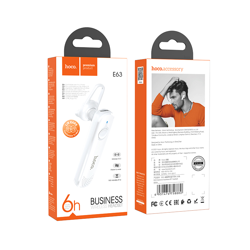 Tai Nghe Bluetooth Hoco E63 1 Bên V5.0 Có Mic