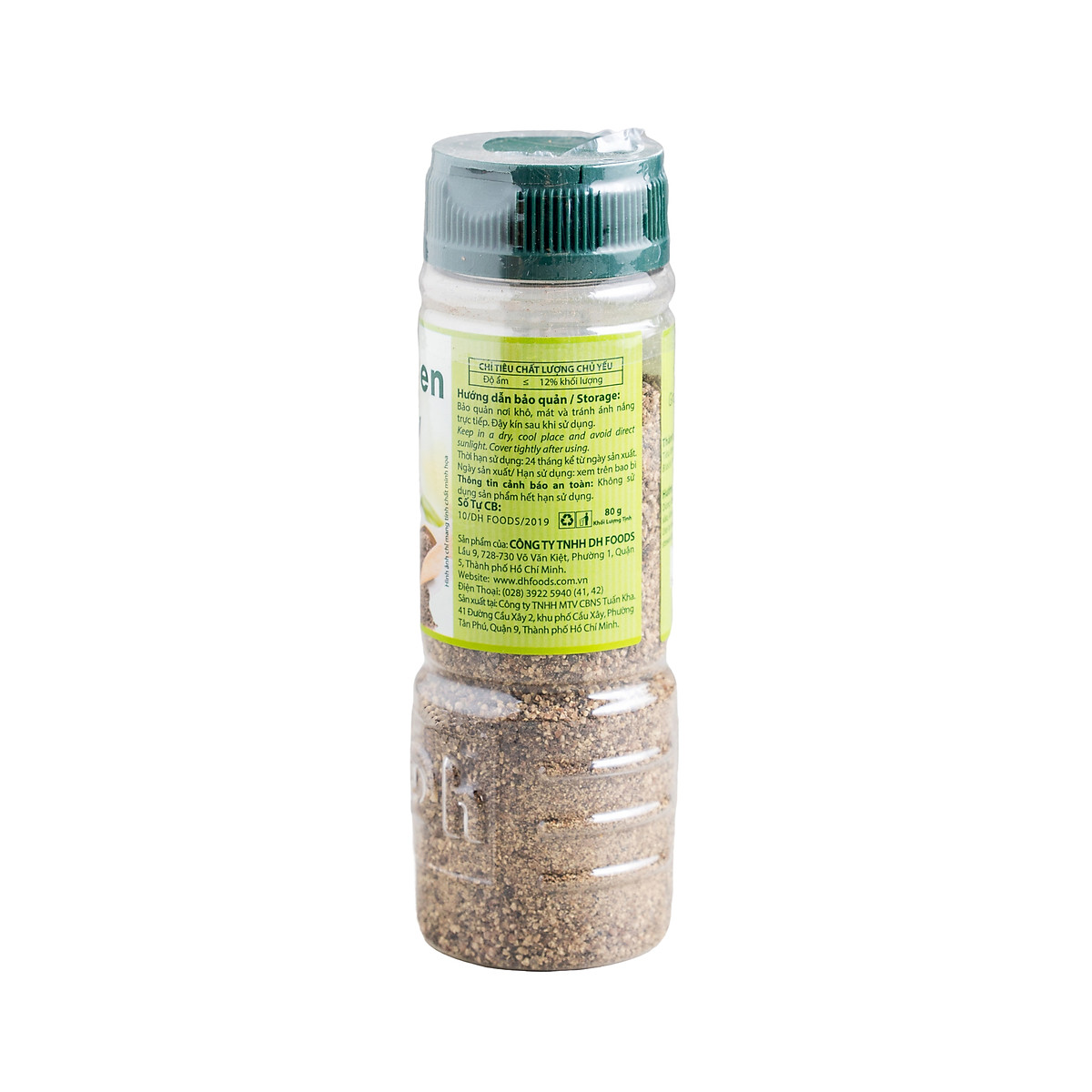 [Giao hàng toàn quốc] Tiêu Đen Xay Dh Foods (80G)