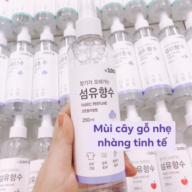 XỊT THƠM QUẦN ÁO HÀN QUỐC FABRIC PERFUME 250ml