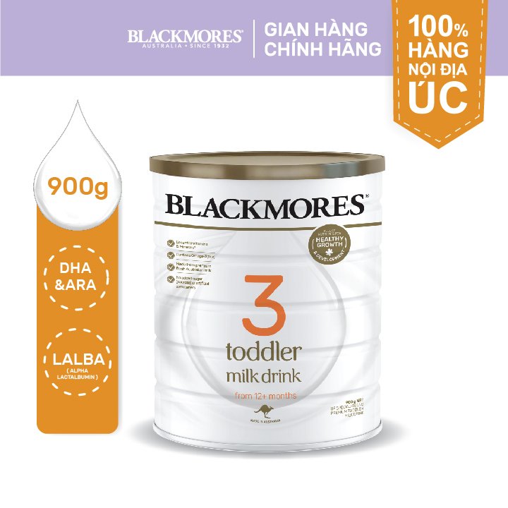 Sữa Blackmores Toddler Milk Drink 900g dành cho trẻ trên 1 tuổi
