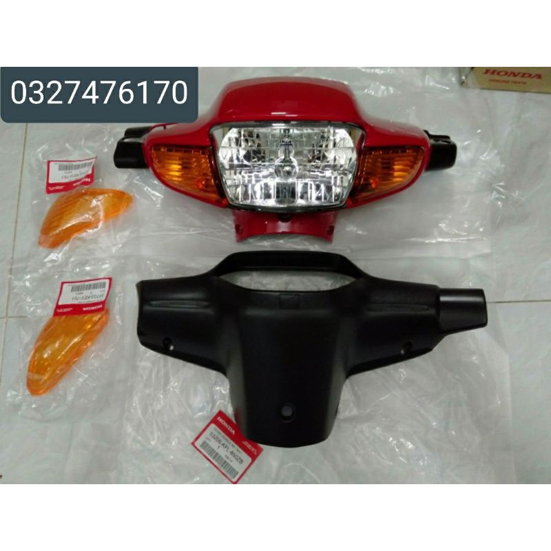 Bộ đầu đèn xe WAVE thái 110 zin chính hãng