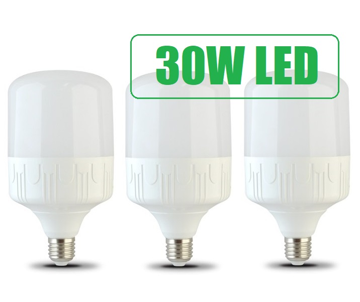 Bộ 3 Bóng đèn Led 30W Siêu sáng Tiết kiệm điện