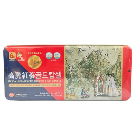 [HCM]Viên Đạm Sâm Nhung Linh Chi KGS Hàn Quốc (Hộp 120 viên)