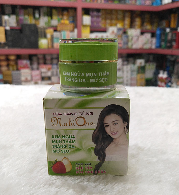 Kem ngừa mụn - thâm - trắng da - mờ sẹo NabiOne 12g