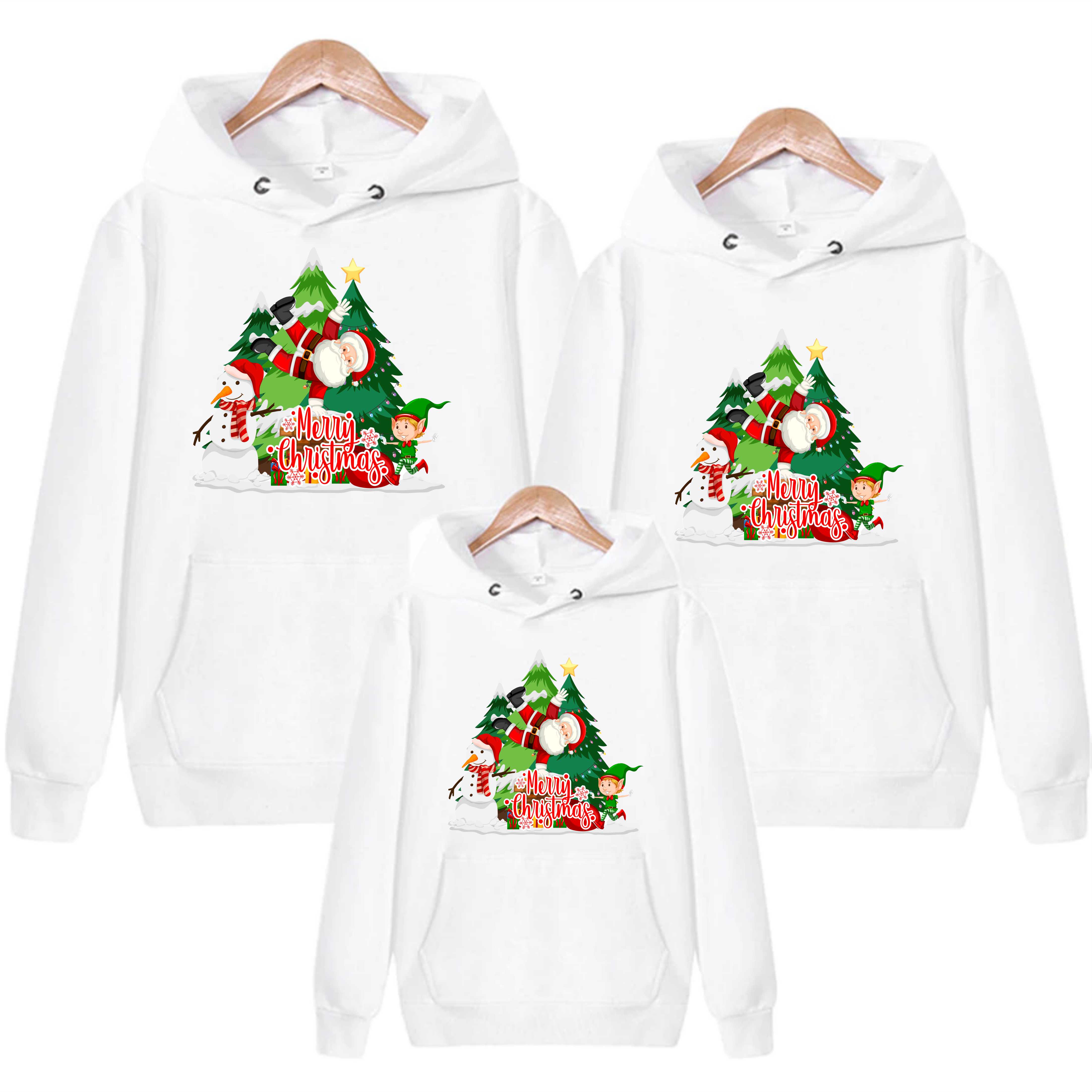 Áo hoodie ông già noen siêu xinh - có big size -có video xem chất