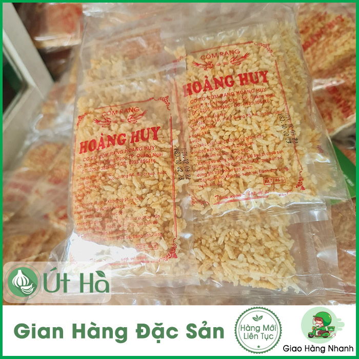 Cốm Rang Hoàng Huy Quảng Ngãi Bịch Lớn Gồm10 Gói Cơm Rang Nhỏ Ngon Giòn ...
