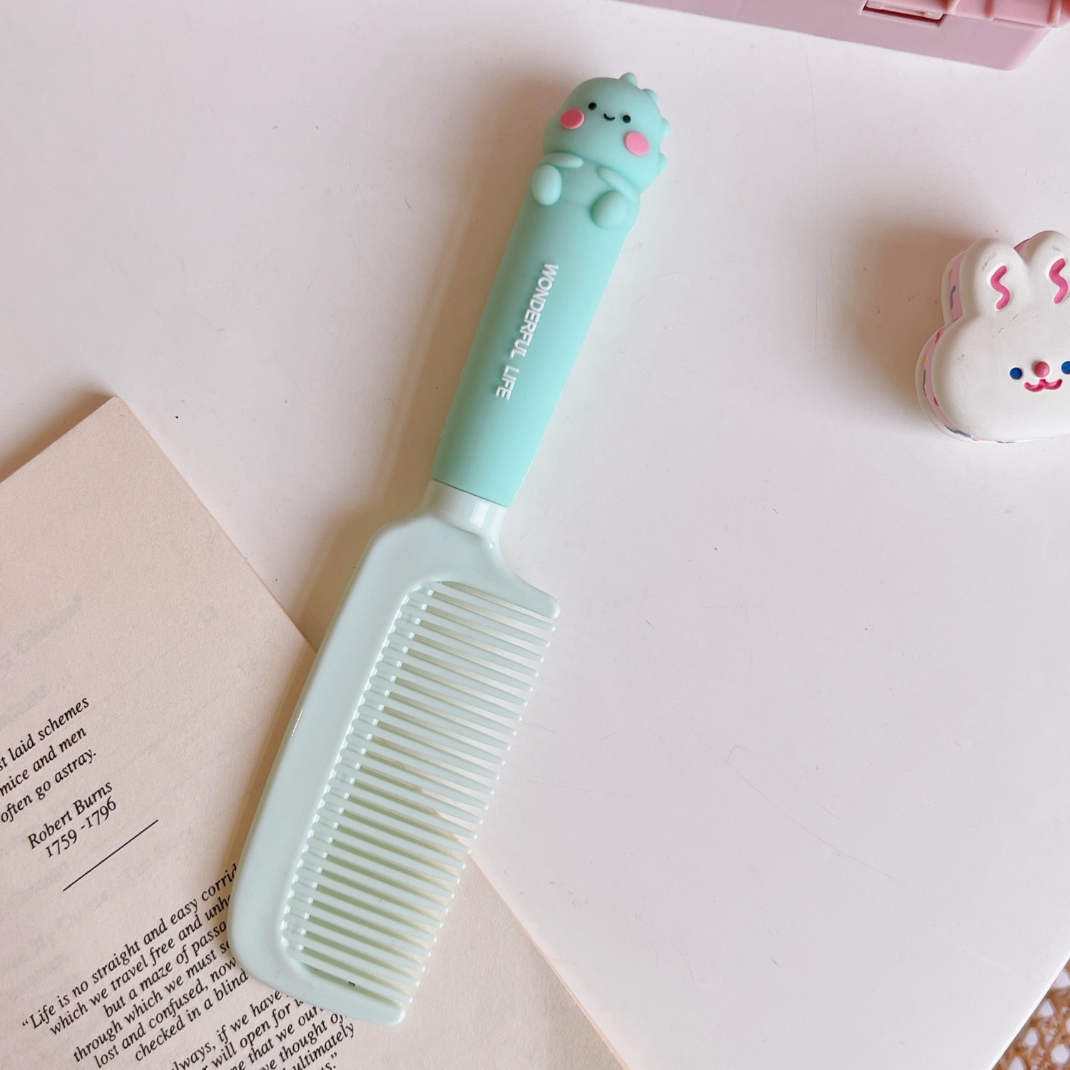 Lược chải tóc nhựa mềm mại hình thỏ dễ thương