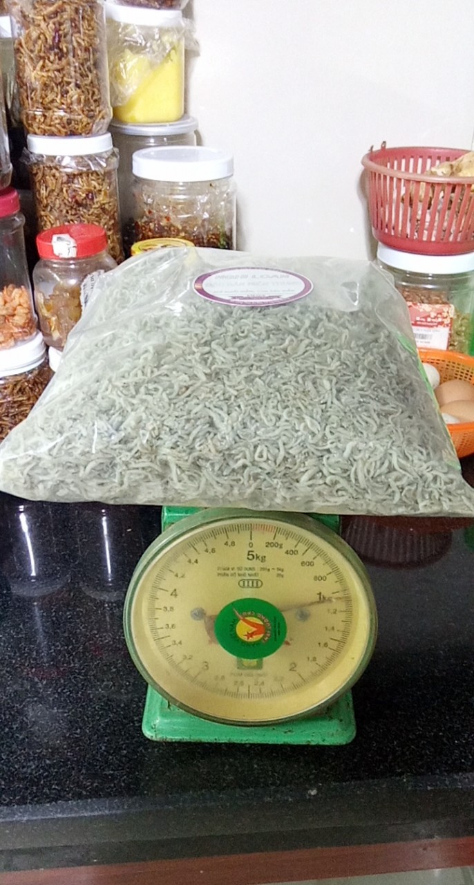 Bịch 1kg Cá Cơm Sữa Ngần ( Đặc Sản Phú Yên ) Thơm Ngon Nhà Làm