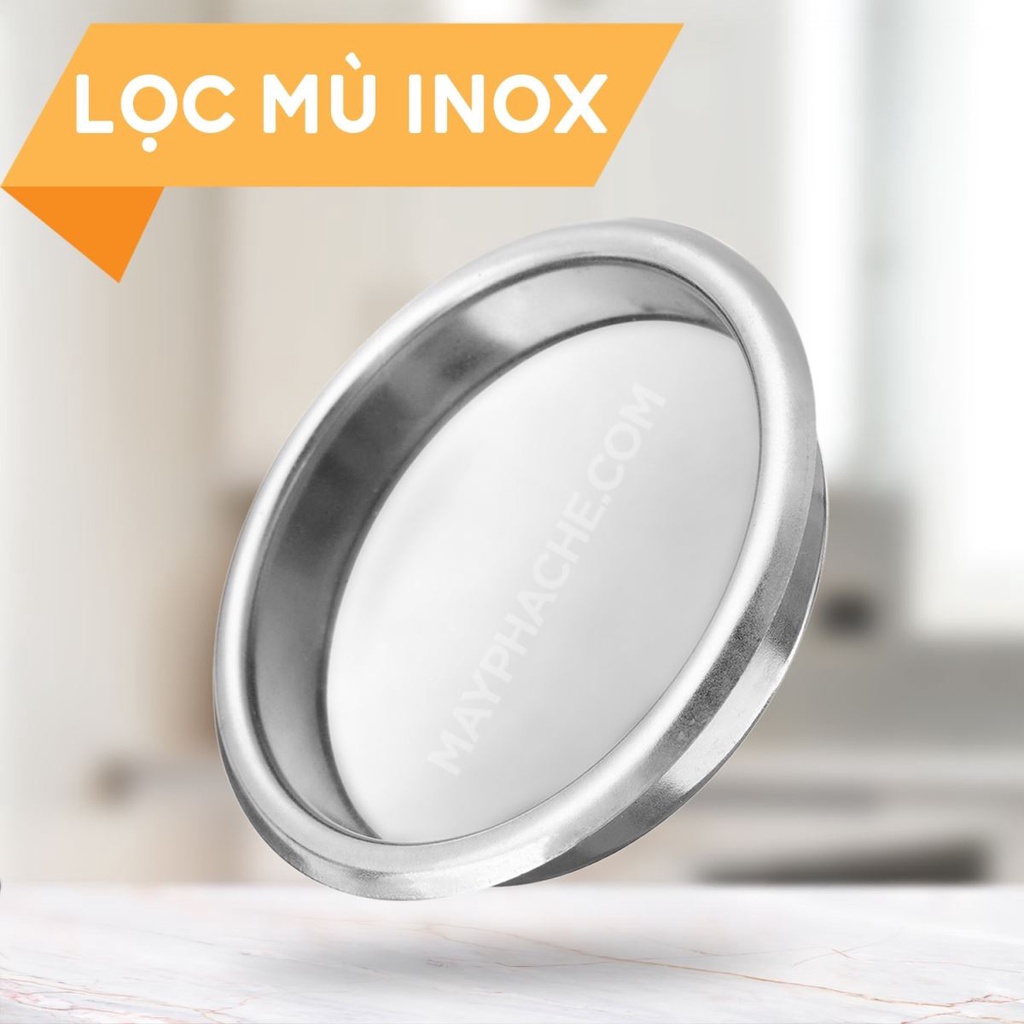 Phin Mù Inox Vệ Sinh Máy Pha Cà Phê Size 58mm - Filter Mù inox