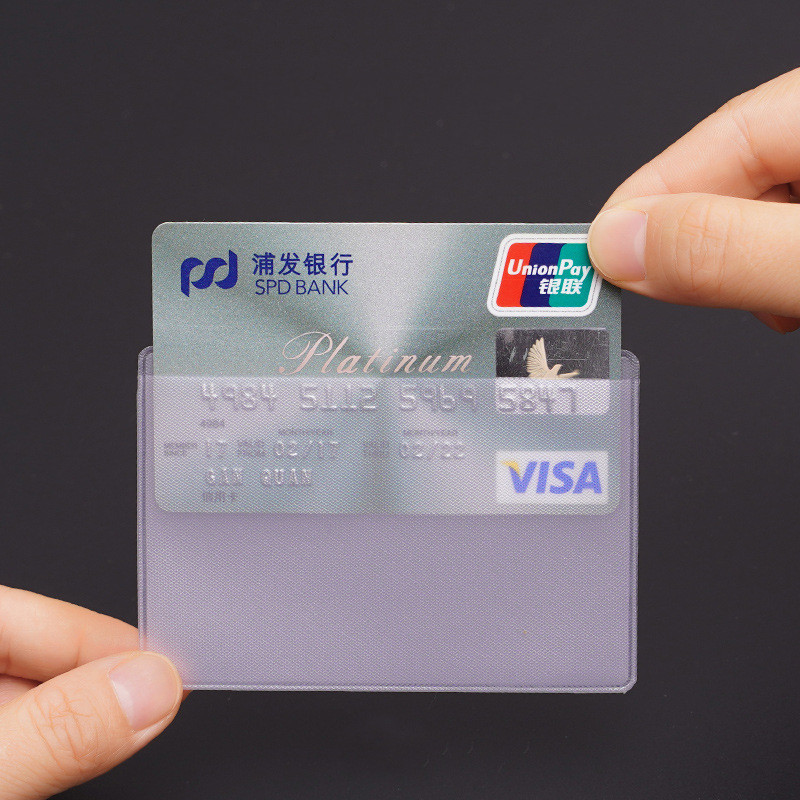 1&2 mặt nhám -Túi Đựng Thẻ Căn Cước Công Dân Bao Bì Bọc Gói Bảo Quản Bằng Lái Xe Thẻ ATM Card visit Phụ Kiện Túi ví Nam Nữ