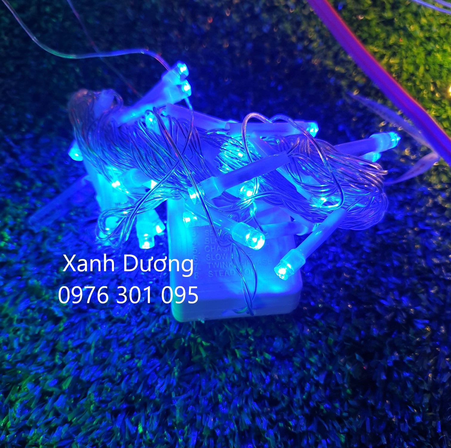 [Combo 2] 4m Flashing Led Light String for Christmas and New Year Decoration, Waterproof