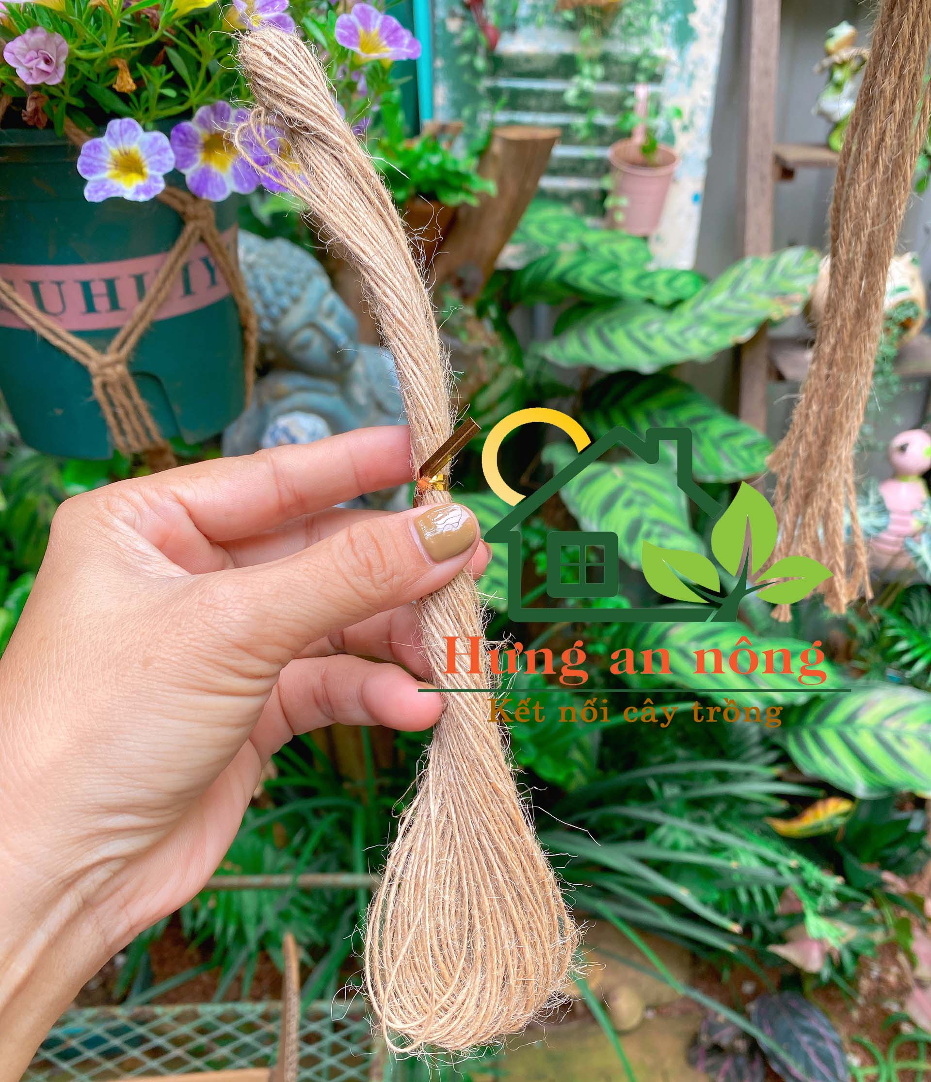 20 mét dây thừng, dây gai trang trí handmade size 0.5mm ( dây mỏng nhưng chắc chắn )