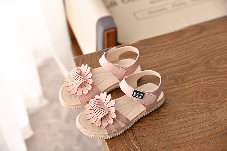 Giày sandal hoa xinh cho bé gái ES001