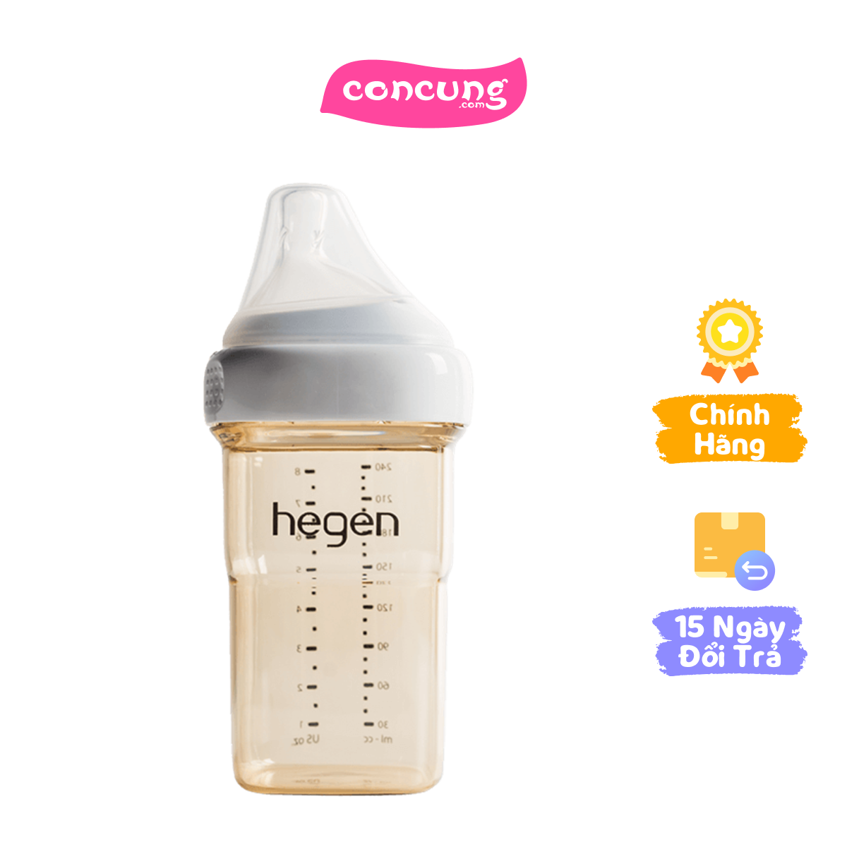 Bình sữa hegen ppsu 240m