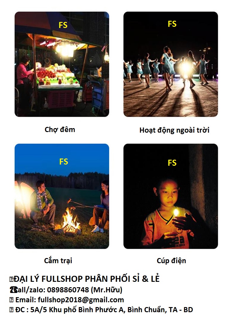 Bóng đèn LED sạc tích điện 200w 3 chế độ(6-8H) - siêu sáng