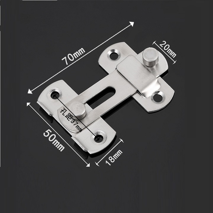 CHỐT KHÓA GẠT INOX 70x50x20mm - 000535