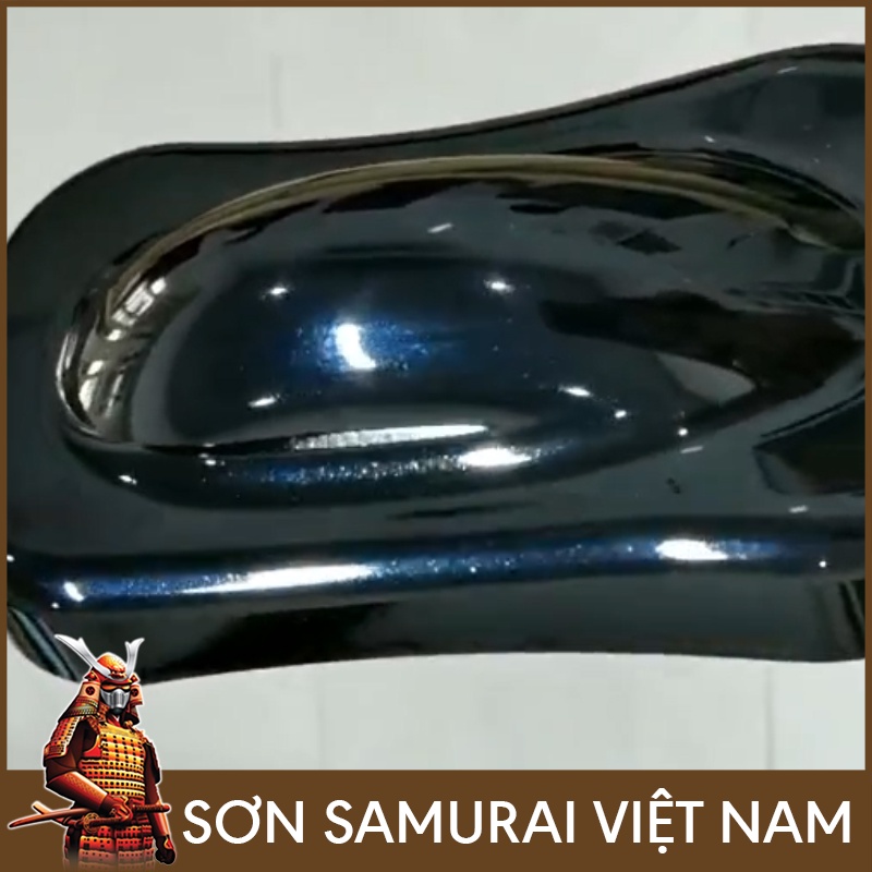 Sơn xịt Samurai Chính Hãng màu Đen Pha Lê Xanh - H931*. (400ml)