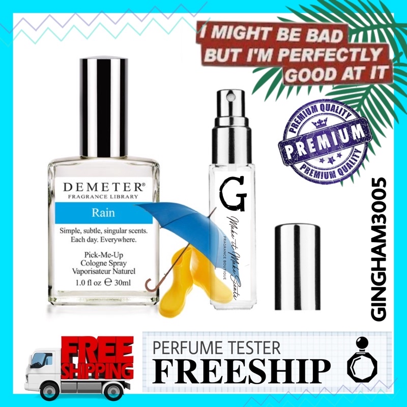 ✦gh✦ mẫu thử nước hoa demeter rain 10ml/20ml