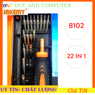 Bộ tua vít 22 in 1 JAKEMY JM-8102- Thương Hiệu Về Dụng Cụ Cầm Tay Số 1- Hợp Kim Tốt, Không Gỉ
