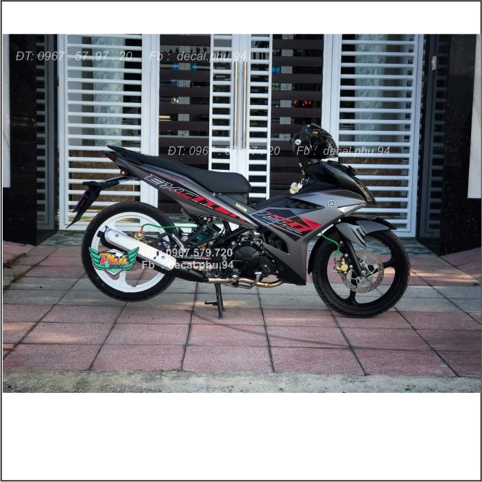 Tem rời Exciter 150 Xám bản Tem rời 2020 (X)