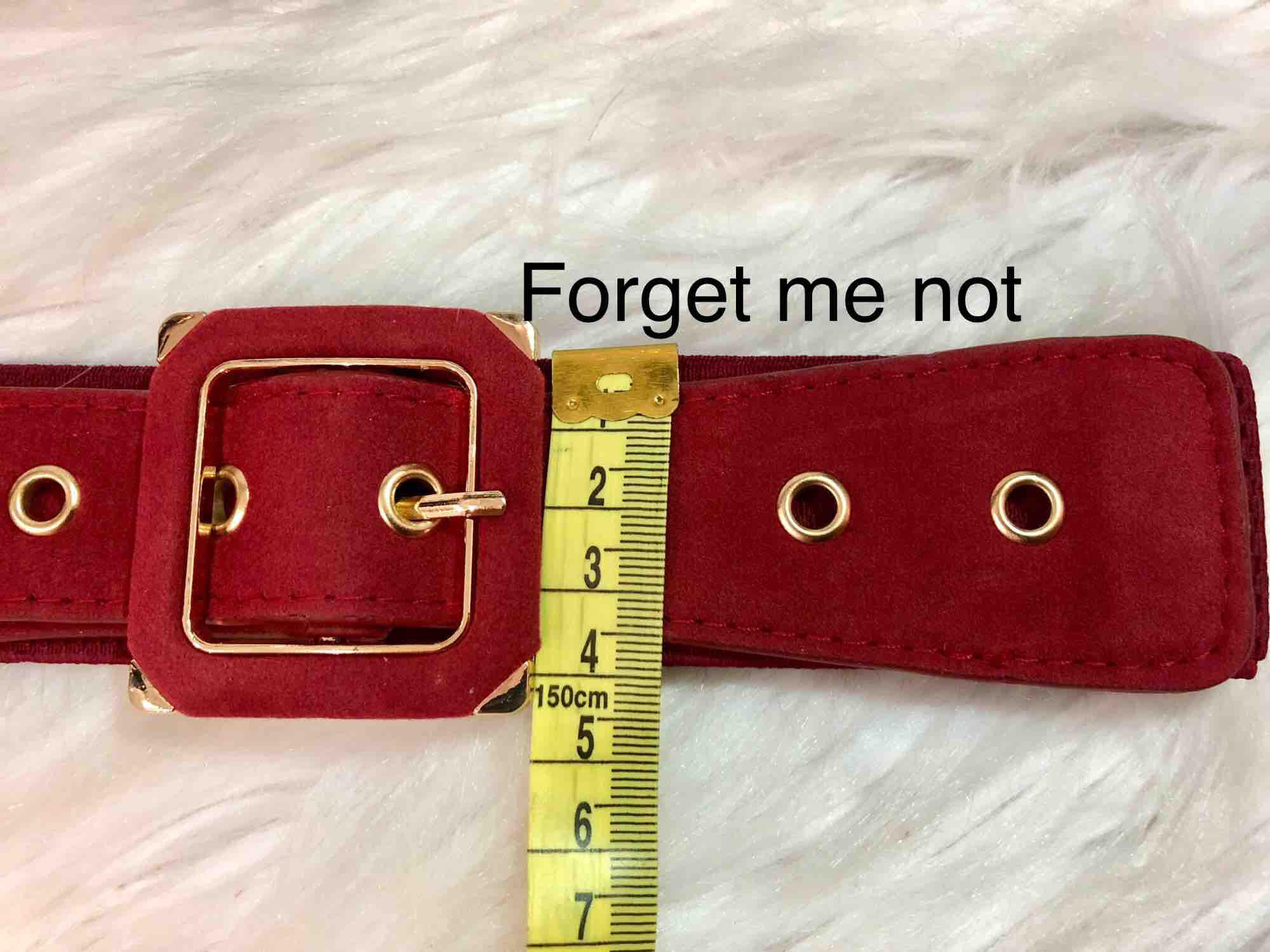 [HCM]Thắt lưng nhung bản 4cm. Có 2 màu