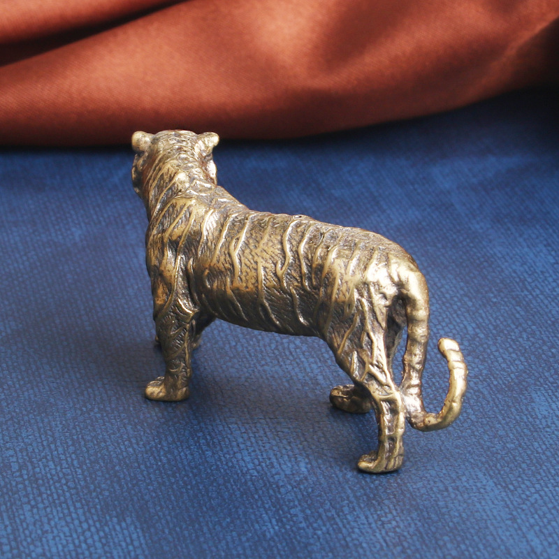 Tượng Phong Thủy Hình Con Hổ (Kích Thước: 6.5cm x 3.3cm)