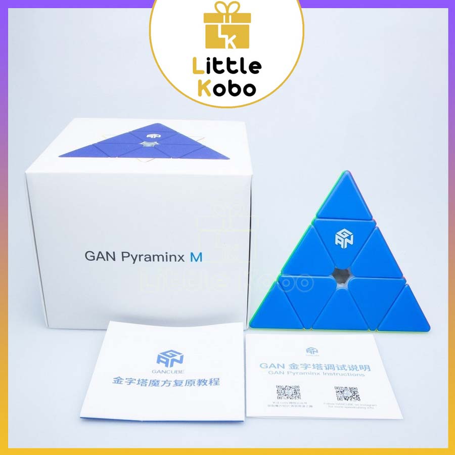 [Enhanced] Rubik Pyraminx Gan Pyraminx M Stickerless Rubic Tam Giác Nam Châm Flagship Pyramid Đồ Chơi Trí Tuệ Trẻ Em
