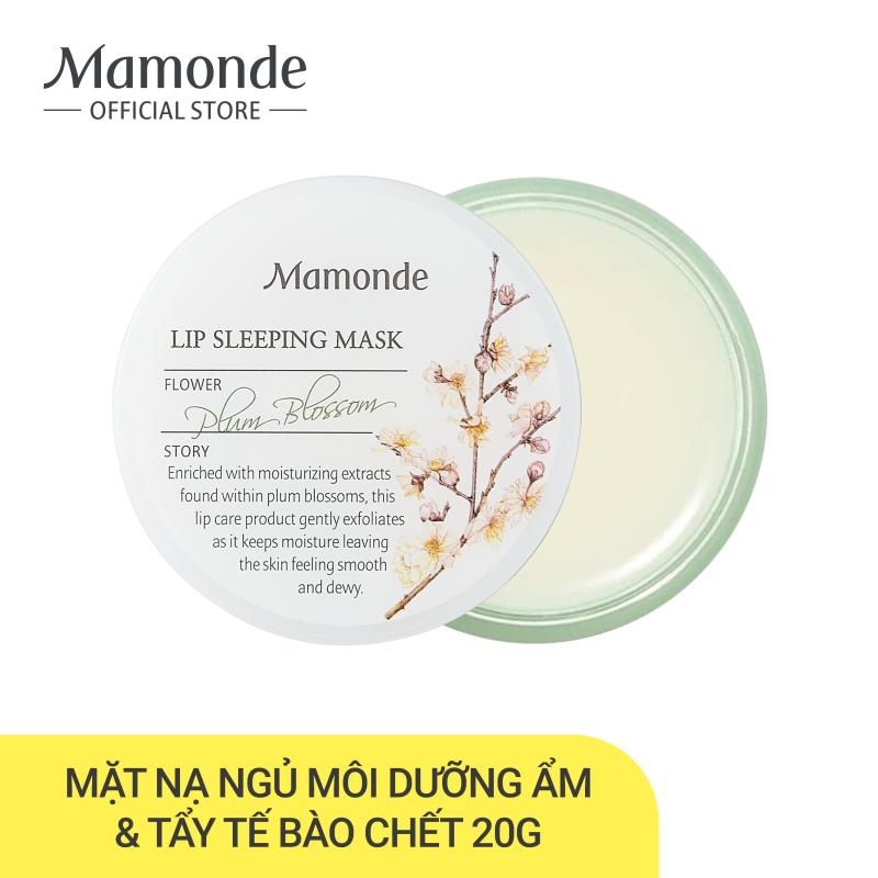 Mặt nạ ngủ môi dưỡng ẩm và loại bỏ tế bào chết da môi Mamonde Aqua Peel Lip Sleeping Mask 20g cao cấp