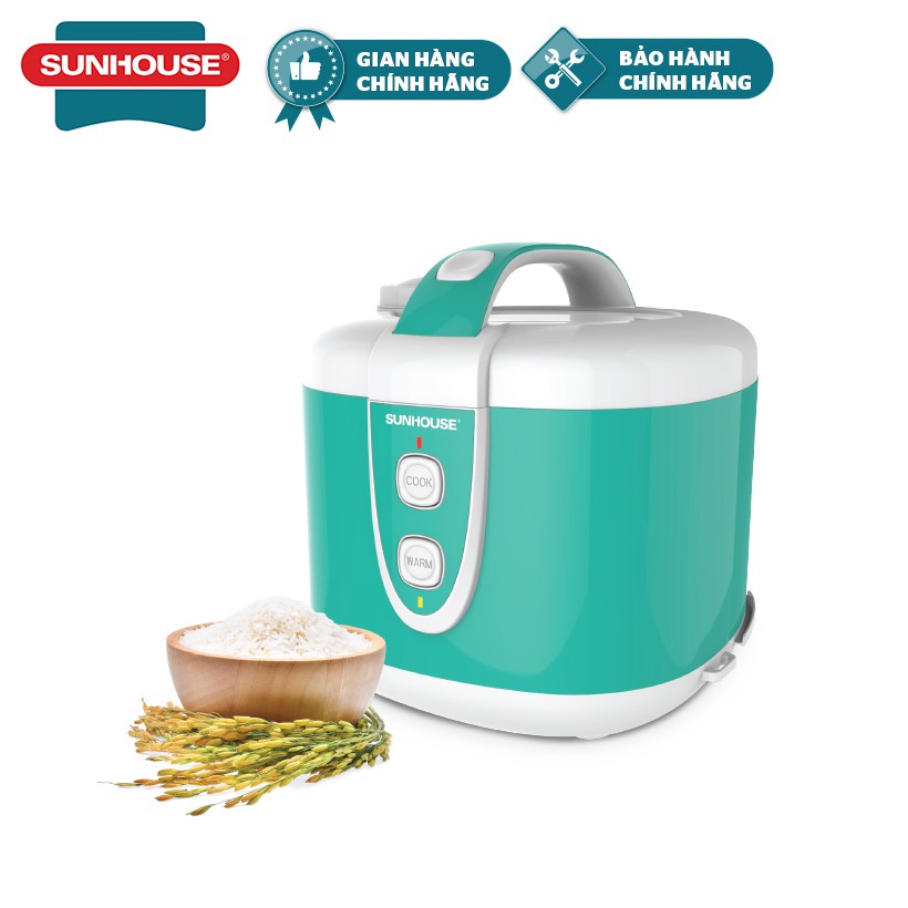 [Mã ELMALLCOIN hoàn 5% xu đơn 500K] Nồi cơm điện SUNHOUSE SHD8656G 1.8L
