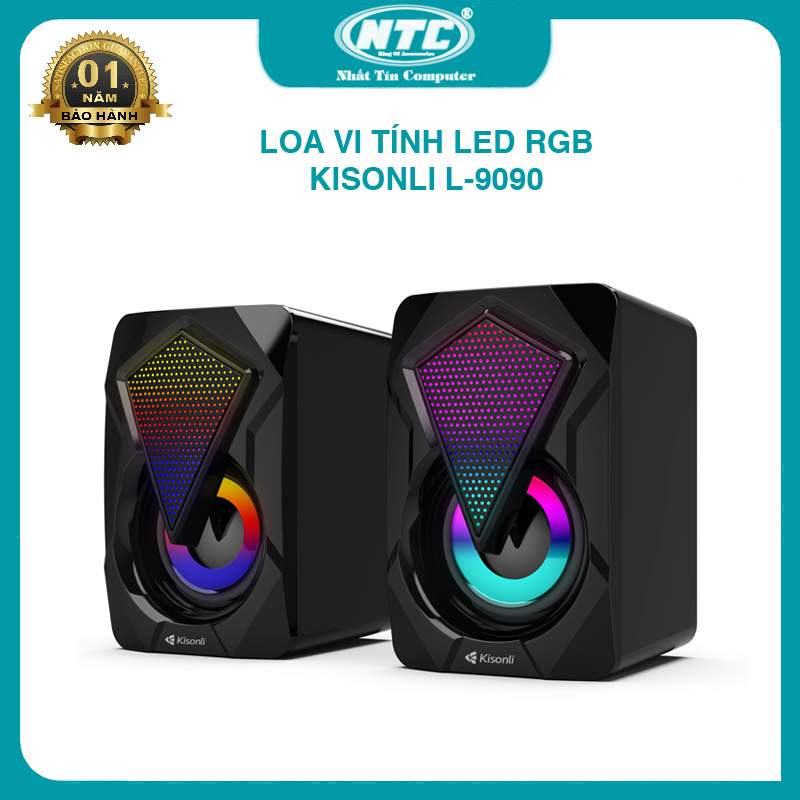 Loa vi tính kisonli l-9090 led rgb cực đẹp - chuyên nhạc và game nhất tín computer