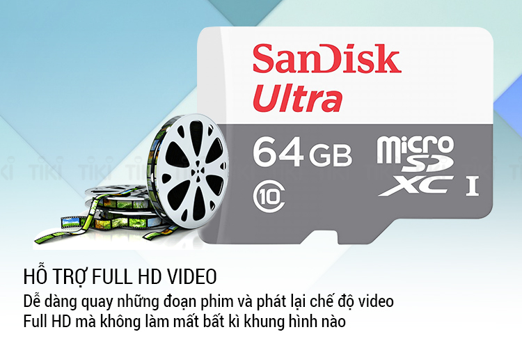 [Xả Kho 300 Cái] Thẻ nhớ MicroSDXC SanDisk Ultra 64GB