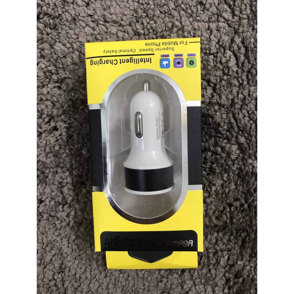 CỦ SẠC 2 CỔNG USB Đa Chức Năng 1.0A-2.0A