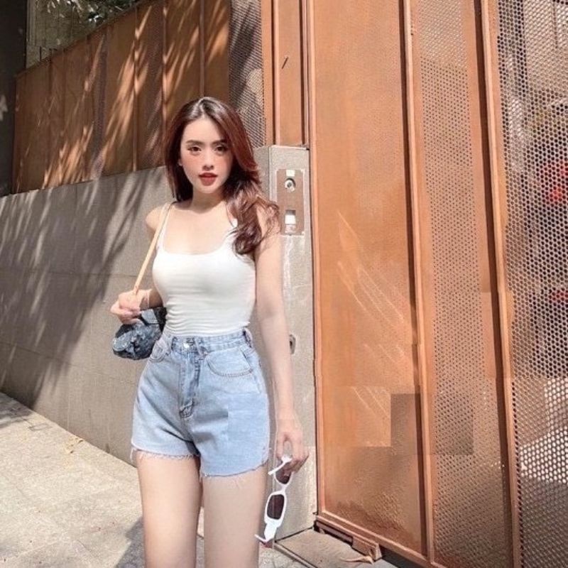 ÁO SÁT NÁCH BA LỖ A4 CROPTOP  A4-SNN