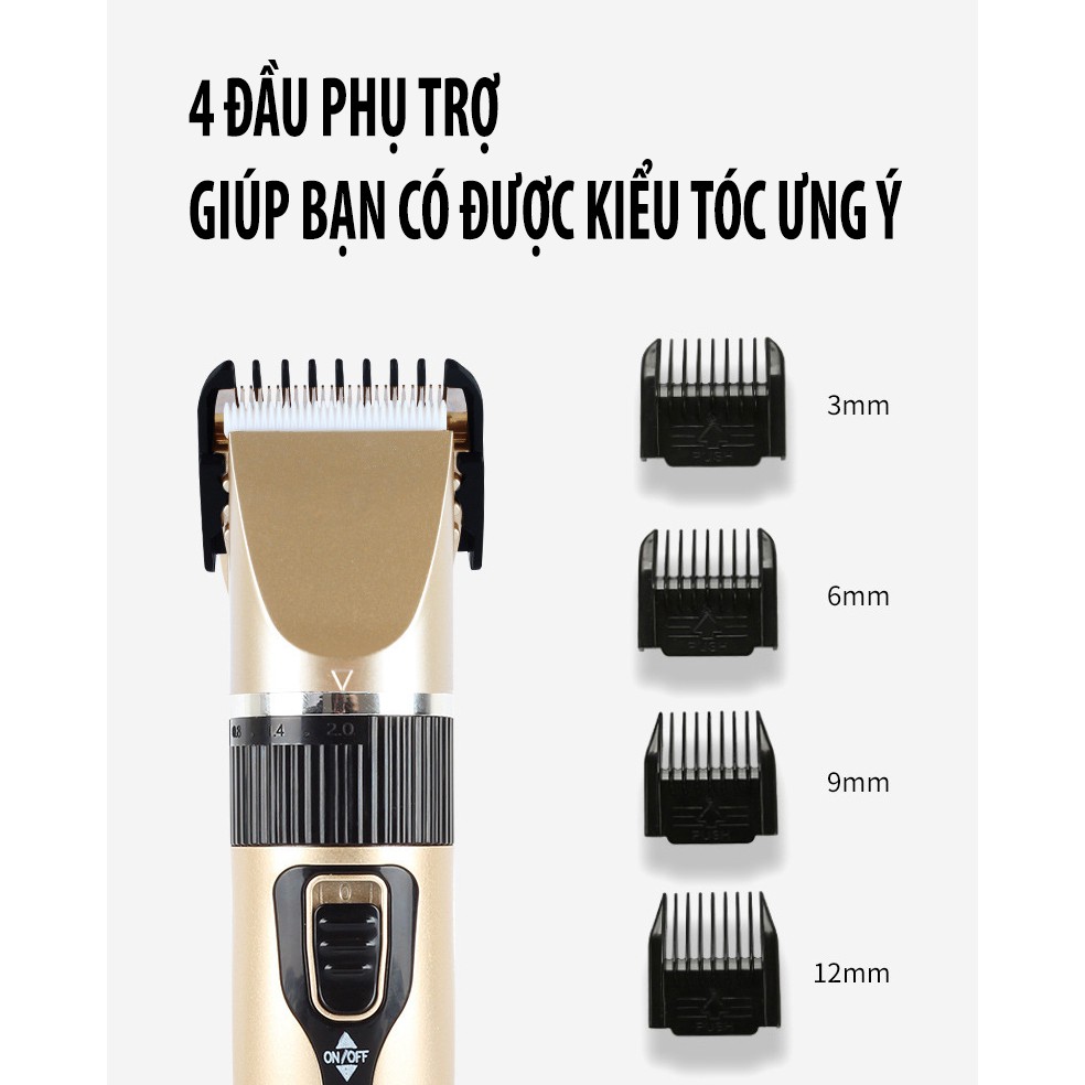 Tông Đơ Cắt Tóc - Tông Đơ Hớt Tóc - Máy Cạo Râu - Tăng Đơ Cắt Tóc