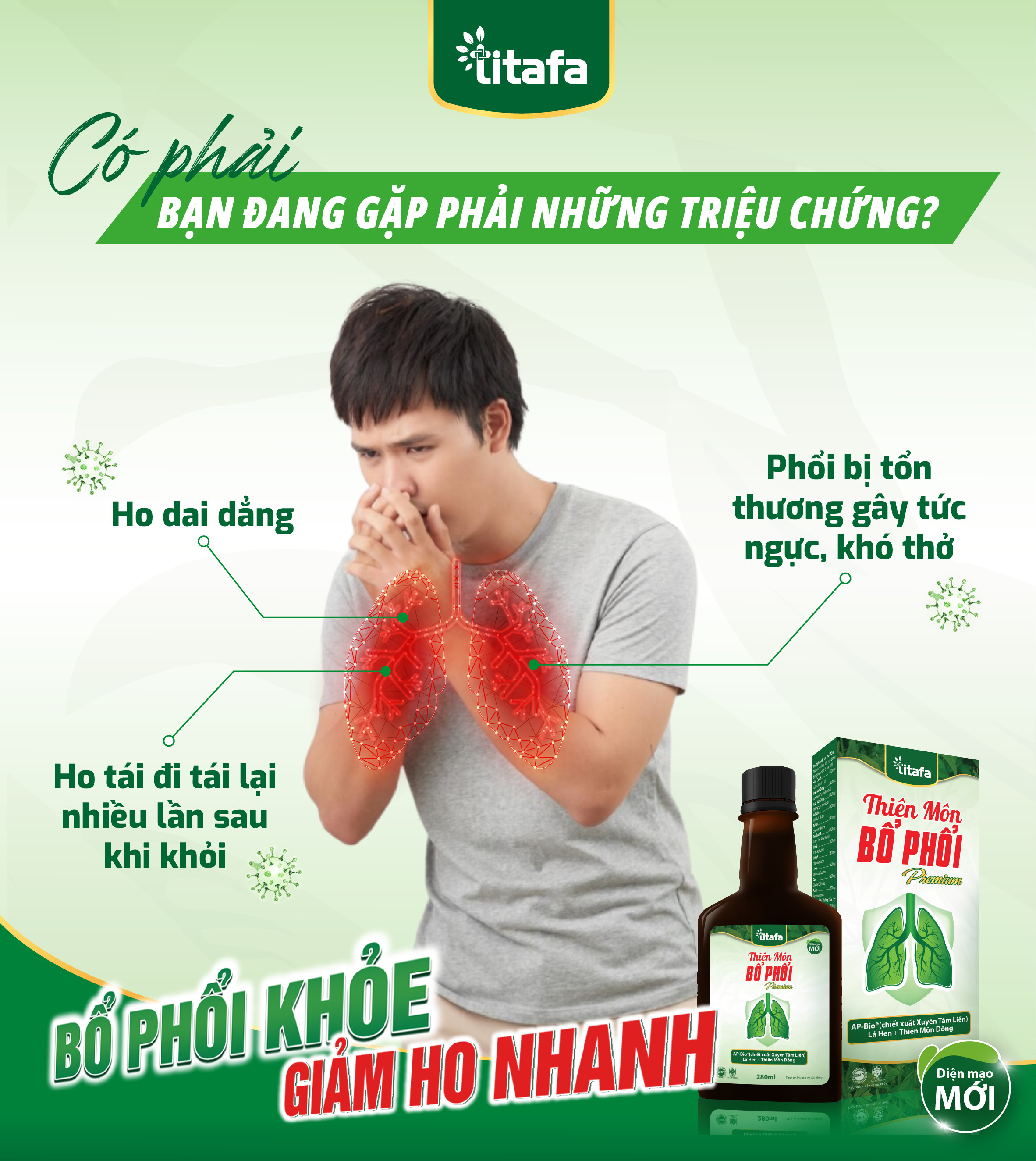 THIÊN MÔN BỔ PHỔI Premium 280ML