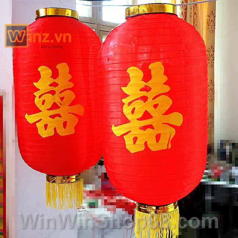 [HCM]Lồng đèn song hỷ Lồng đèn trang trí tiệc cưới